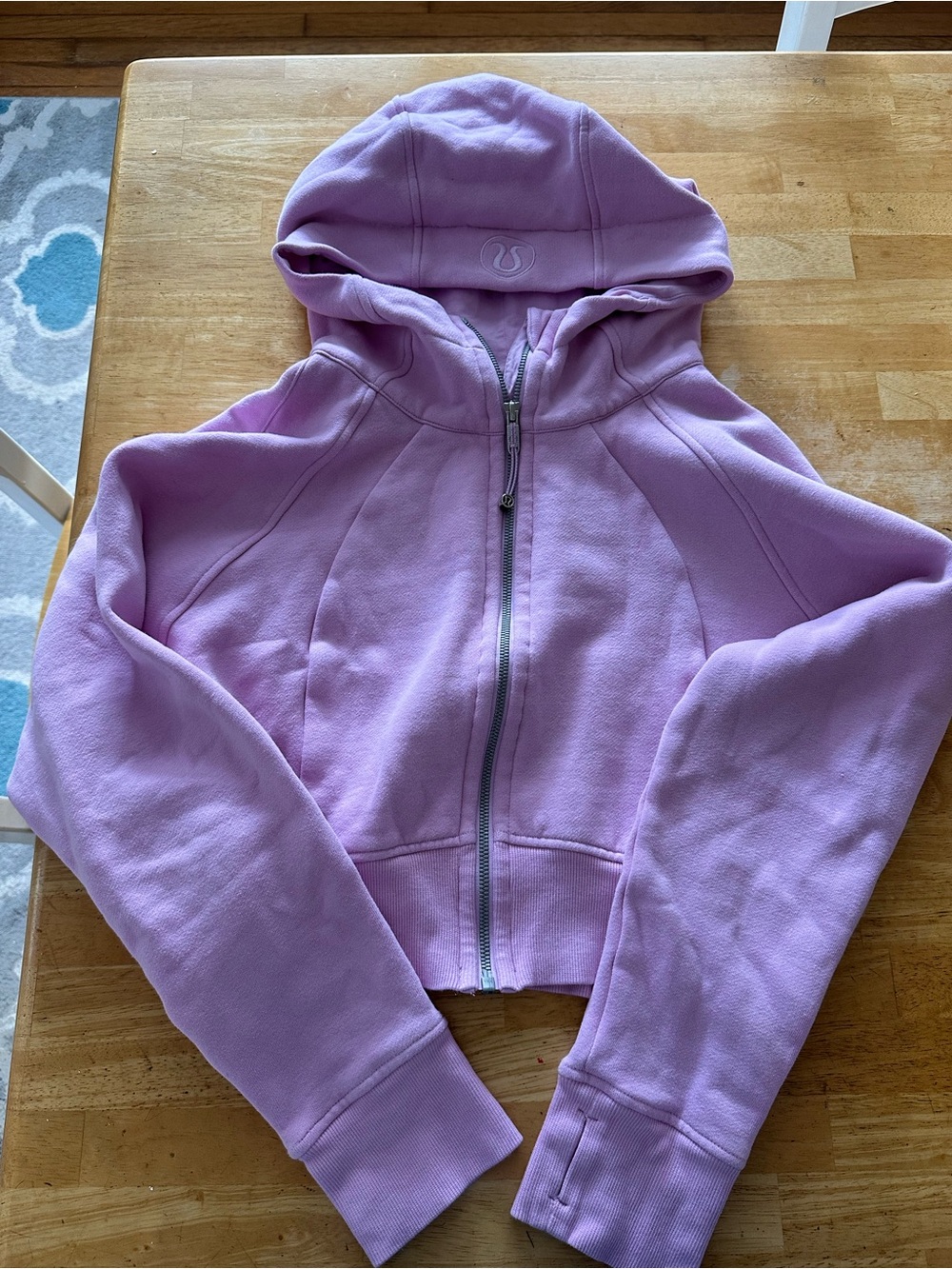 Lululemon full-zip scuba hoodie size 12
